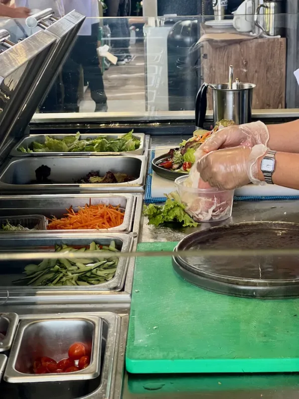 Salad station