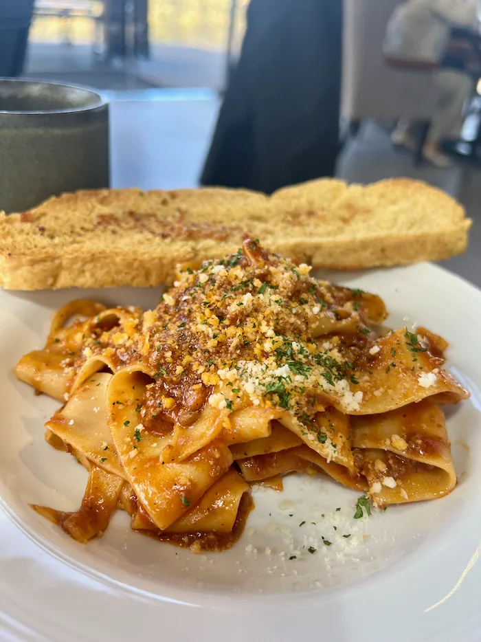 RAGU WITH PAPPARDELLE